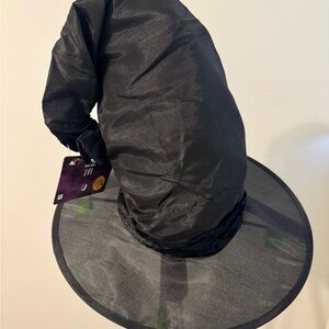 Black Witch Hat with Veil